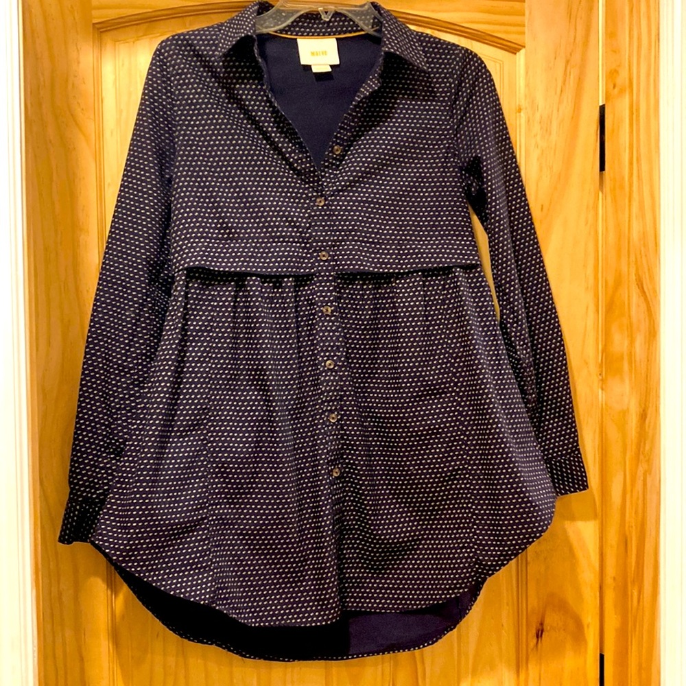 Anthropologie Maeve Empire Waist Top